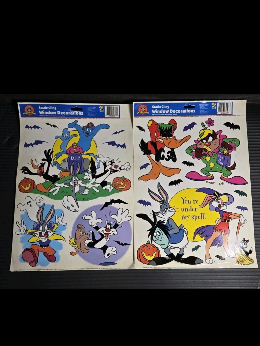 Looney Tunes Halloween Static Cling Window Decorations - Multi-Color